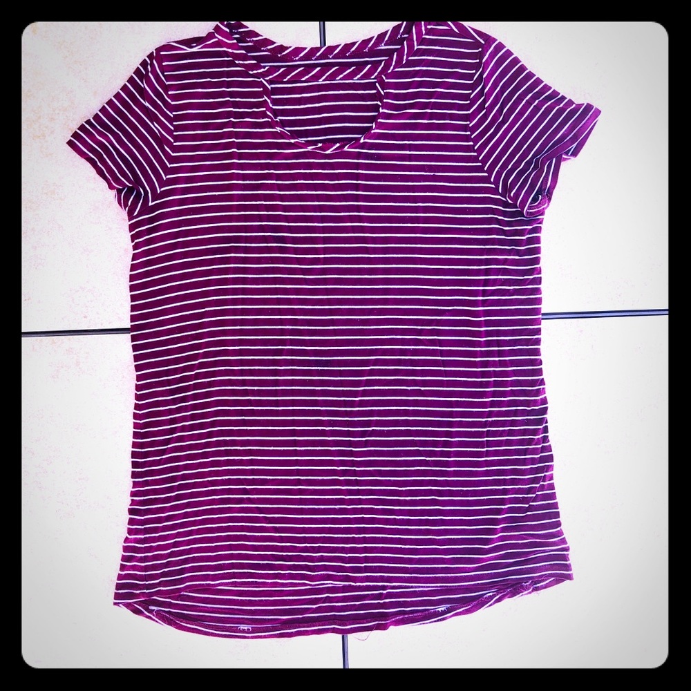 2 for $5 Art Class Girls XL Maroon & White